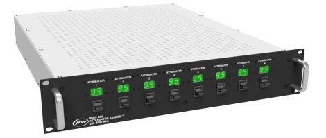 19 Inch Rack with 50 Ohm Manual Lever Controls 19 Inch Rack with 50 Ohm Manual Lever Controls